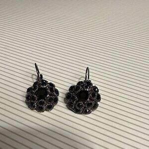 Elegant Black rhinestone drop Earrings
